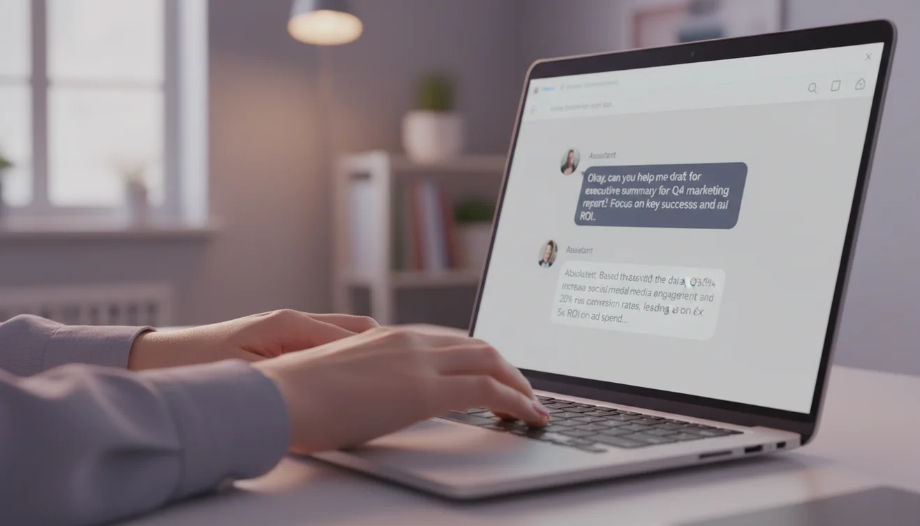 ChatGOT AI chat assistant app on mobile showing task-focused AI helper