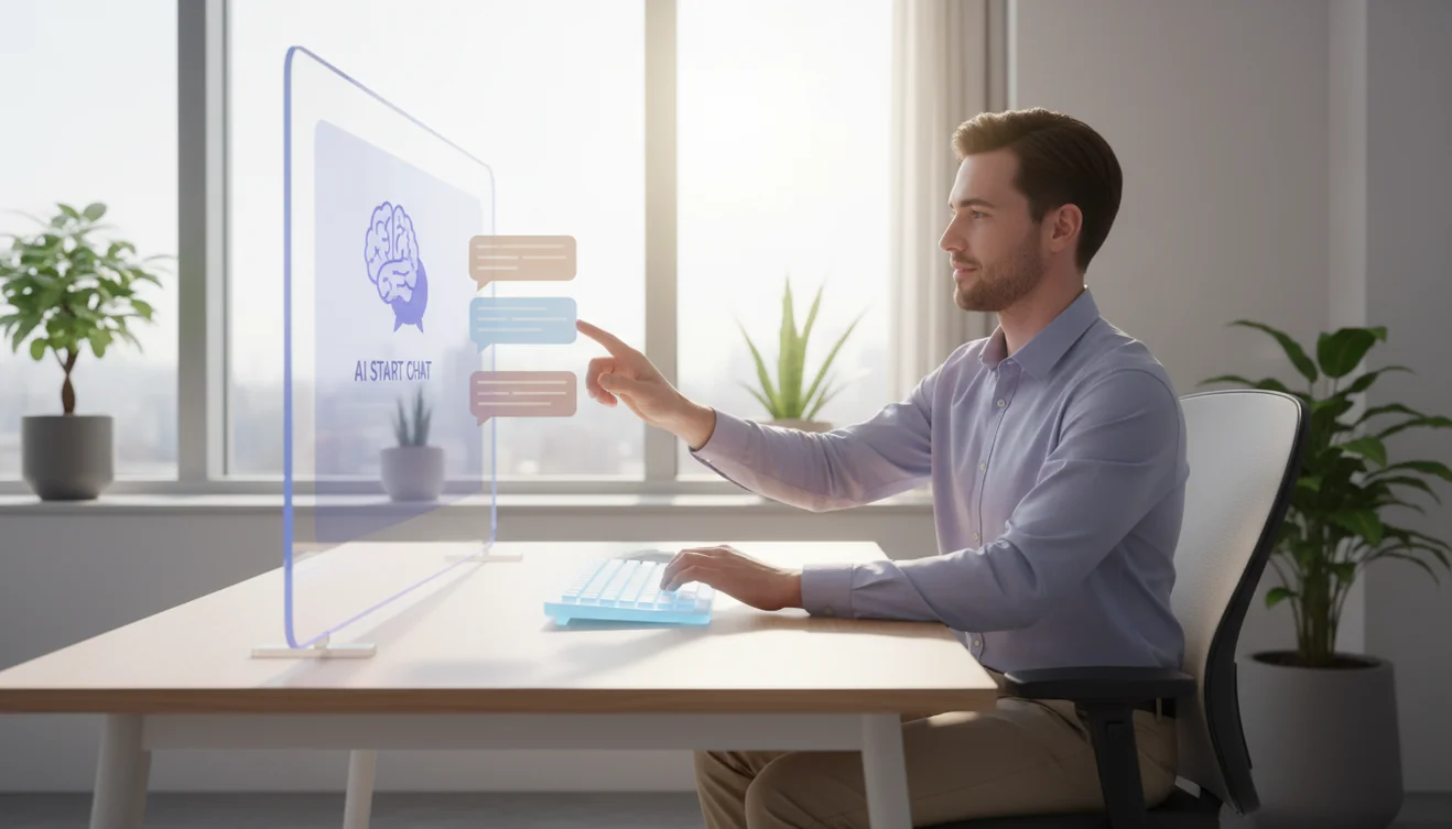 Free AI chat with no signup showing instant agent access