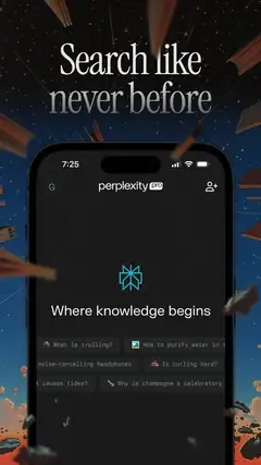 Perplexity screenshot from the App Store listing