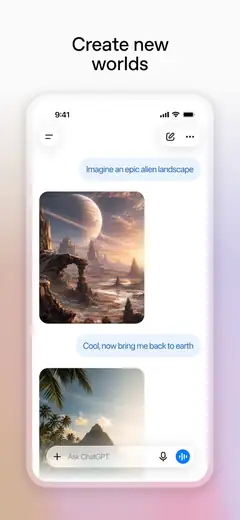 ChatGPT screenshot from the App Store listing