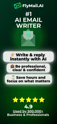FlyMail screenshot from the App Store listing