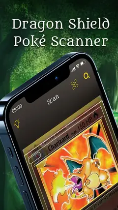 Dragon Shield Poke TCG Scanner screenshot from the App Store listing