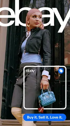 eBay (image search) screenshot from the App Store listing