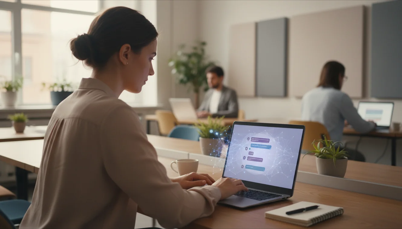 Smart AI efficiency agent for free structured conversations