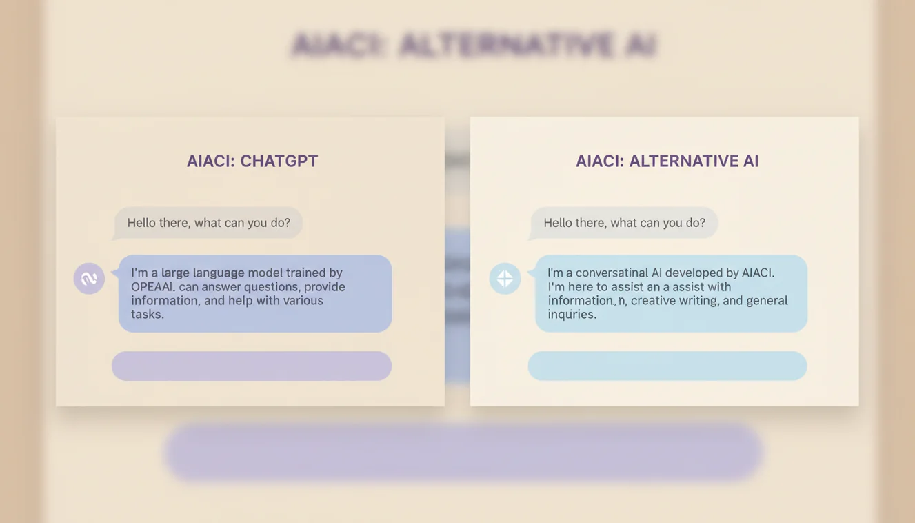 ChatGPT alternatives comparison showing features of top GPT-powered apps