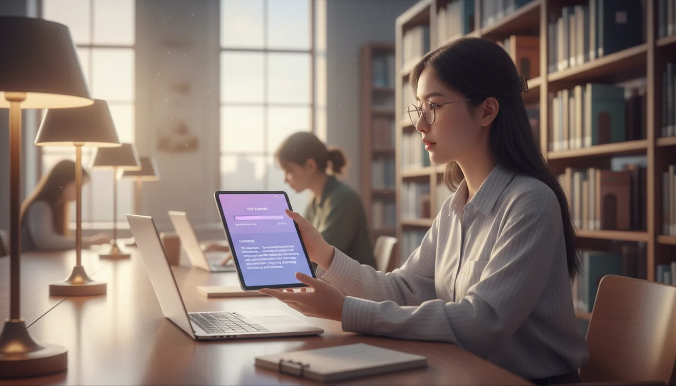 Chat with PDF document online using AI agent for analysis and extraction