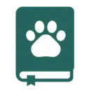 Records, calendar, and booking for animal therapists logo