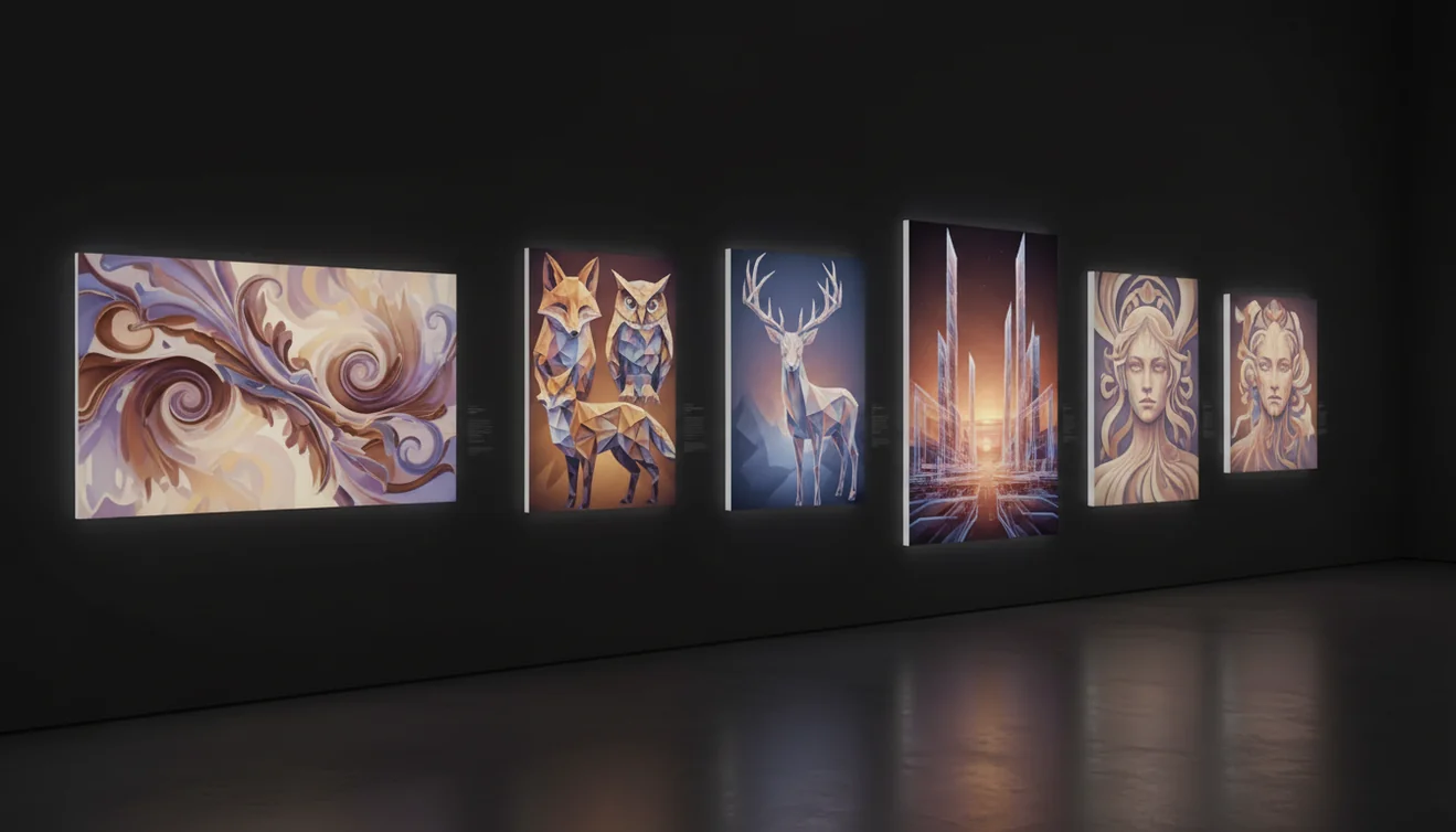 Nano Banana Pro AI art creation showing agent-optimized prompt results