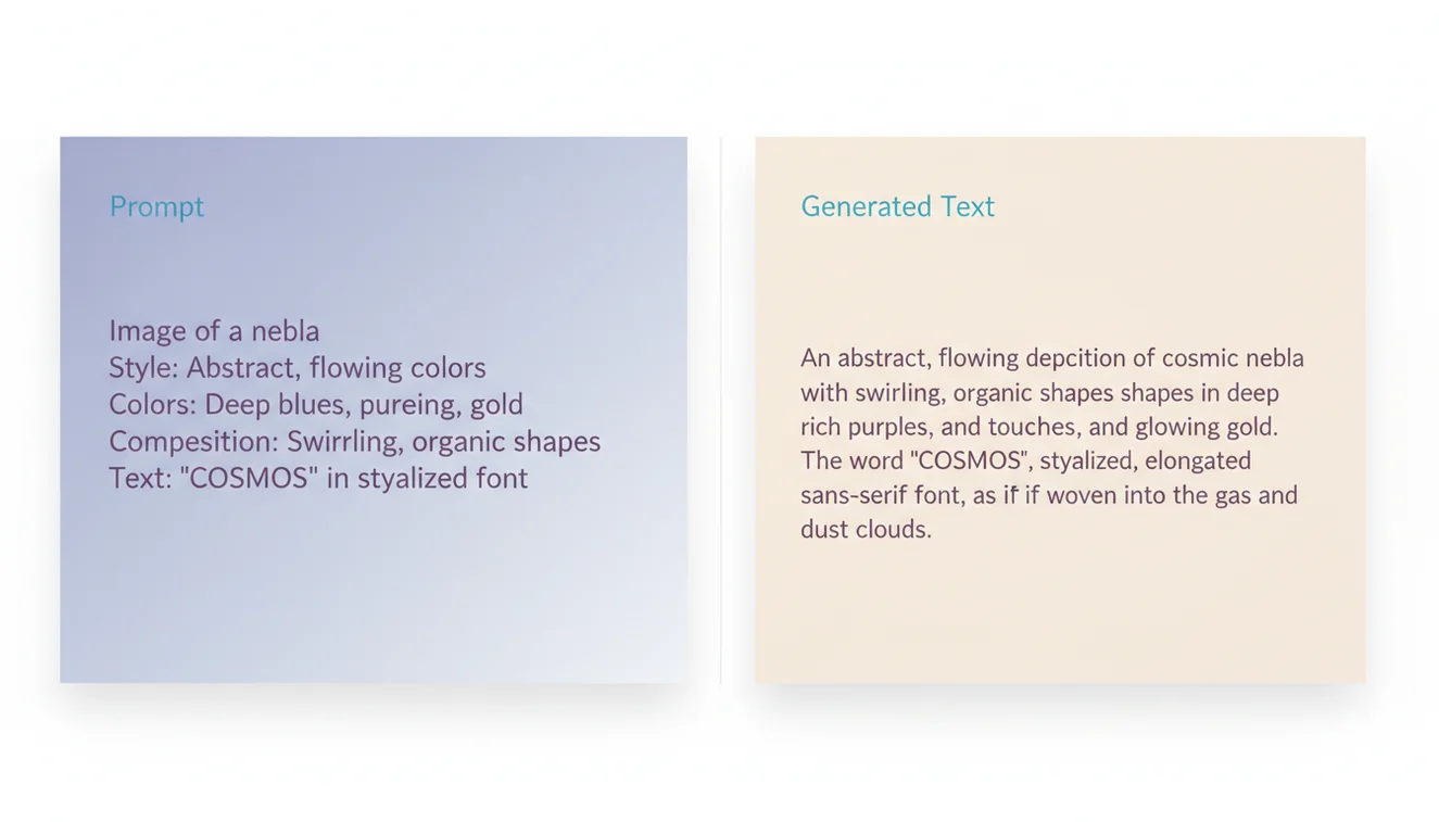 AI content generation agent producing structured text output from specifications