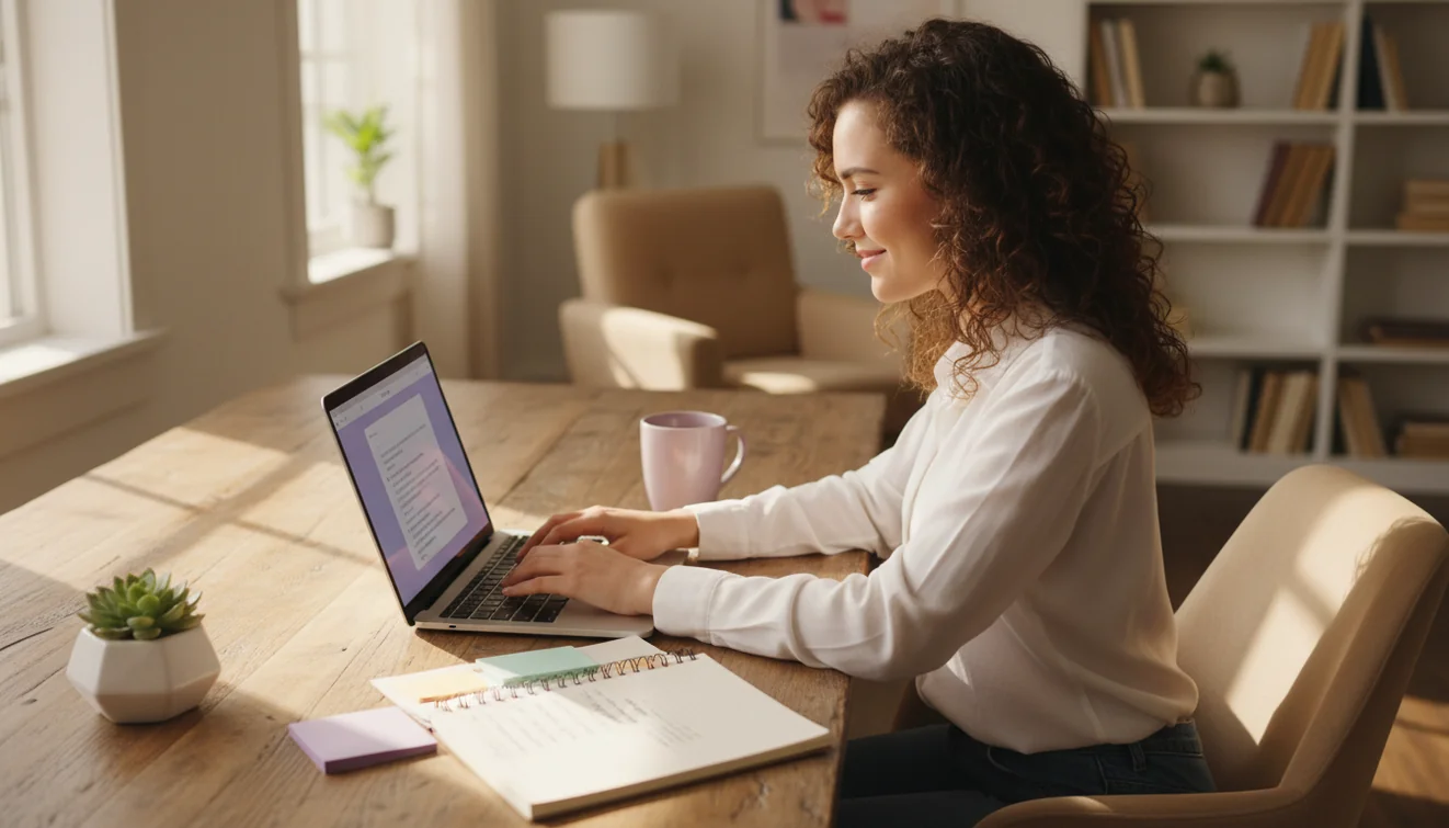 AI content creation agent generating articles and professional documents