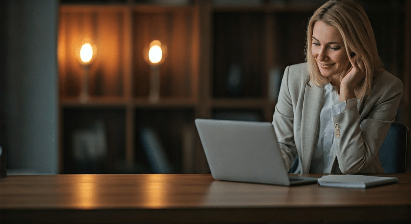 Colleagues using перекладач in a workspace